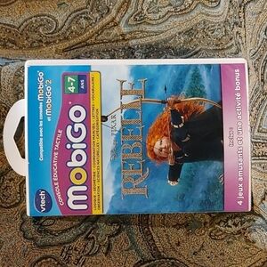 Vtech Mobigo game "Rebelle" Disney‎ Pixar interactive games French